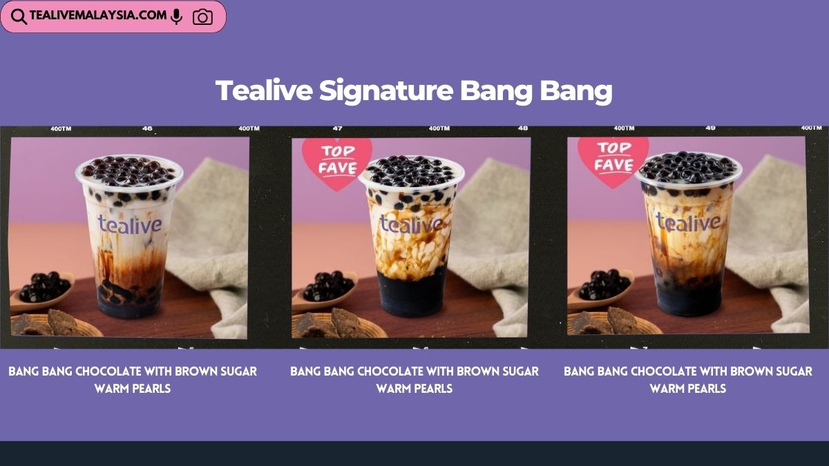 Tealive Signature Bang Bang Prices